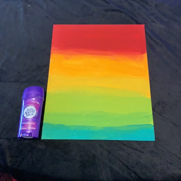 Rainbow Art Canvas - Picture 3 of 3